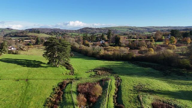 Green Chagford Countryside and River Valley