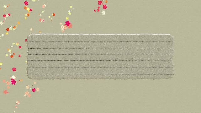 Minimal Floral Frame Background Motion Graphic