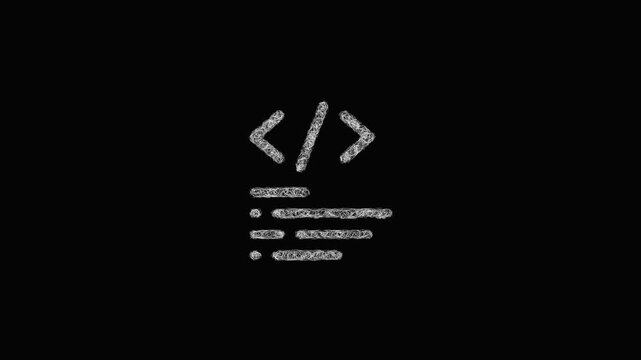 Sketch source code icon animation - smooth progressive reveal