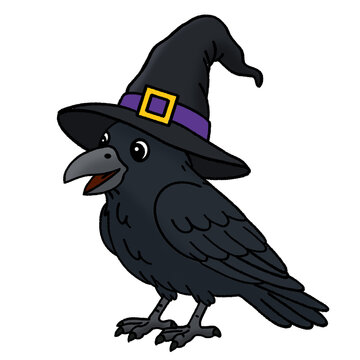 Black Crow Illustration