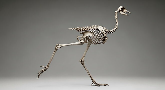 skeleton isolated on white background