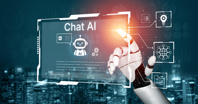 Futuristic AI assistant with autonomous agent capabilities, AI natural language understanding, and seamless business workflow AI integration. AI for modern productivity and tech solutions. Corpus