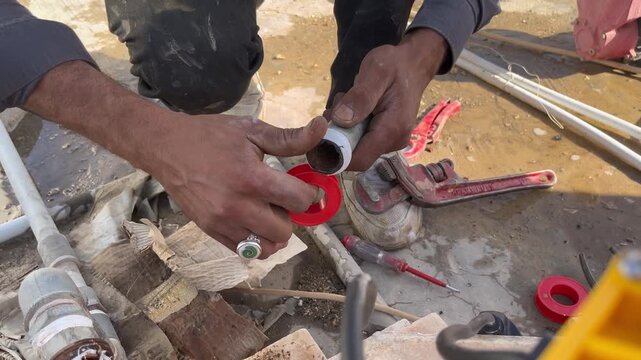 How to Apply Teflon Tape to Metal Pipe Threads for Plumbing