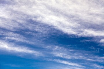Fototapeta premium blue sky with white clouds background
