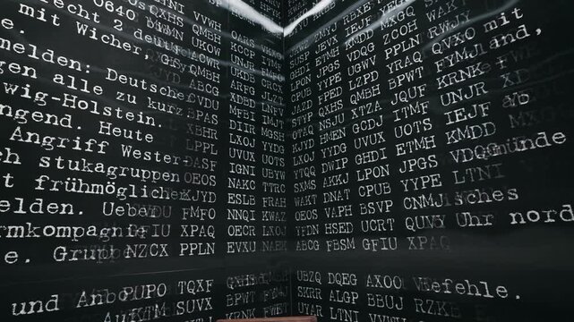 Logor Codes and WWII Communication Display in Gdansk Museum