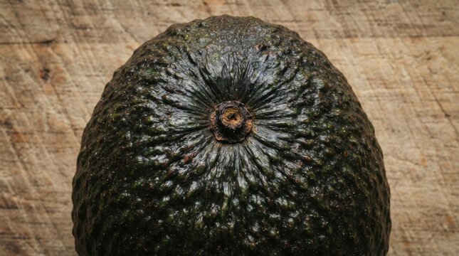 Close-up of fresh avocado skin texture