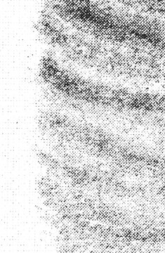 Layered curved black grain bands create a rippling vertical pattern on transparency.
