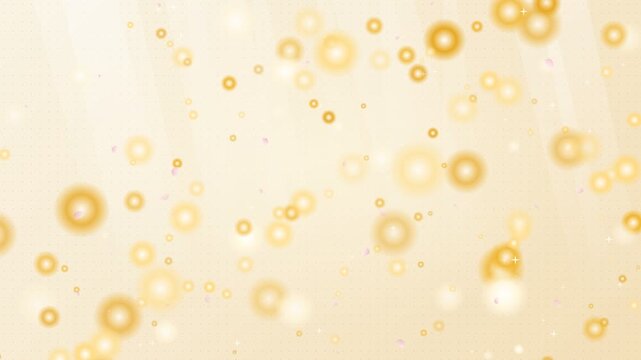 Champagne gold bokeh seamless loop background bright wedding luxury 4K Ultra HD