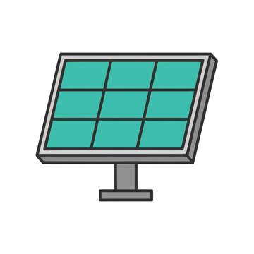 Solar panel icon