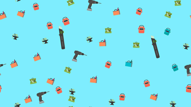 Tools and Safety Equipment Pattern