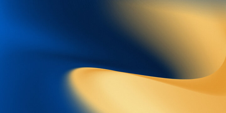 Premium Blue Gradient and Gold Flowing Wave Abstract Background. ideal background for headers, banners, website hero sections, presentations, advertising, and backdrops