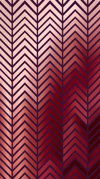 Rose gold and red chevron gradient pattern background