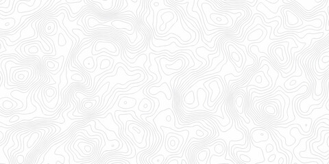 topography white background and black line wireframe isoline location diagram world map texture design.  grid landscape topography white background. © MOHAMMAD