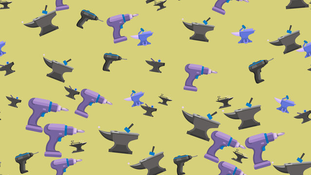 Anvils and Drills Pattern