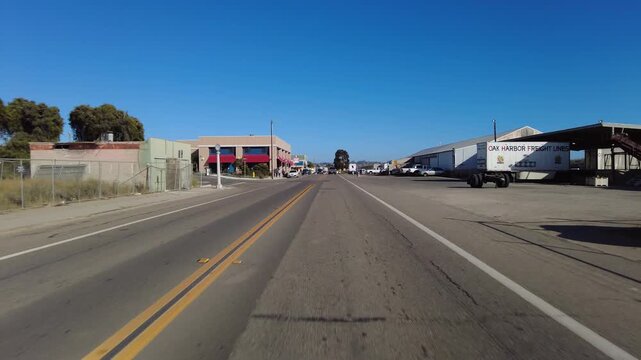 Big Sur Pacific Coast Highway Southbound 10 Pismo Beach to Vandenberg 04 Front View MultiCam Driving Plate California USA