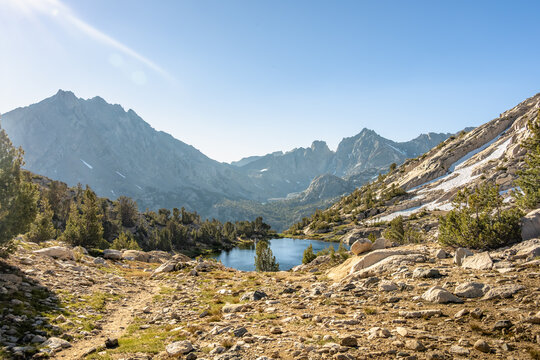 One Of The Many Lakes Along The Sixty Lake Basin Trail In Kings Canyon