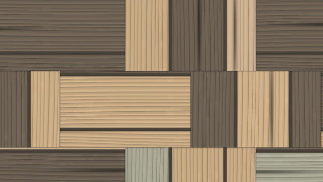 Woven wood plank pattern with grain texture