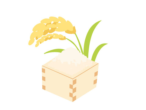 かわいいお米のイラスト