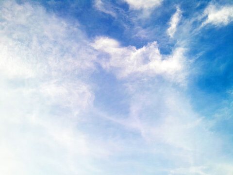 abstract blue sky cloud background