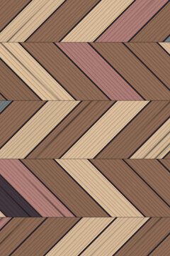 Diagonal stripes pattern in brown and beige tones
