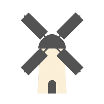 Simple windmill illustration