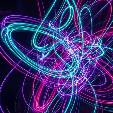 abstrat background neon