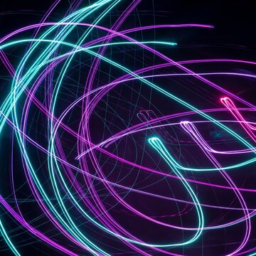 abstrat background neon