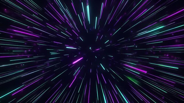 スピード感あふれるデジタル光の筋