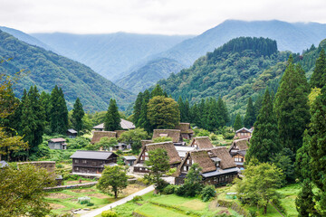 Fototapeta premium 日本富山県五箇山の集落