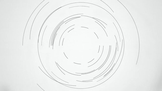 Concentric circular arcs rotating seamless loop motion background