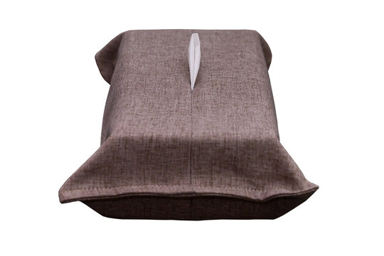 Beautiful cotton fabric textured tissue box