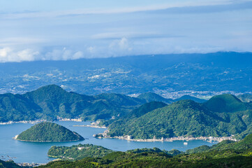 Obraz premium 伊豆半島達磨山からの景色