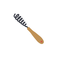 Fototapeta premium Spiral brush with handle