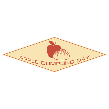 National Apple Dumpling Day sticker