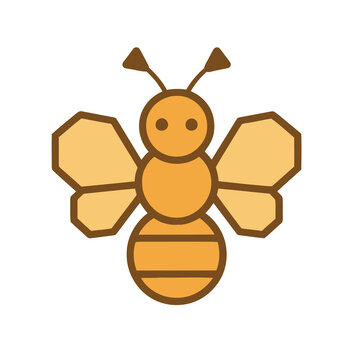 Stylized bee illustration