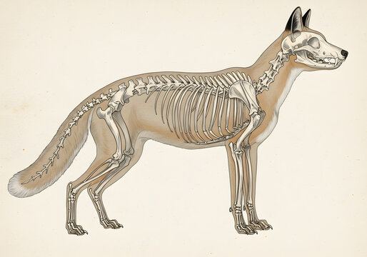 Fox skeleton diagram