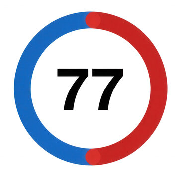 Red and Blue Circular Progress Indicator Transparent Background