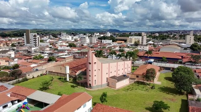 Vista a&eacute;rea do Bairro Cristo Rei, Patos de Minas, Minas Gerais