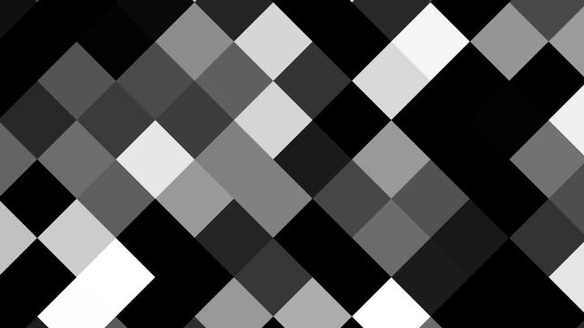 An enigmatic grayscale grid constantly shifts, Abstract mosaic blur censored animation. Pixel censored, Abstract mosaic blur censored animation 4K,Pixel censored with mosaic pattern animation. 