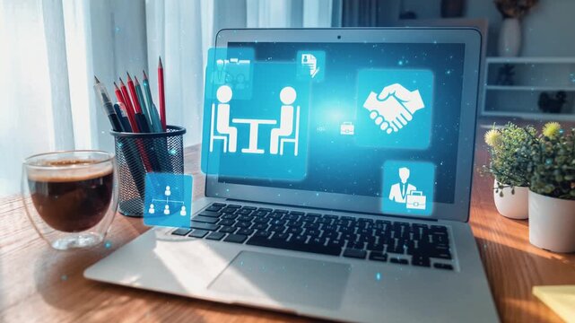 Digital recruitment and online hiring, virtual headhunting, smart recruitment platforms, talent acquisition solutions, and digital HR tools for modern workforce management. Gist