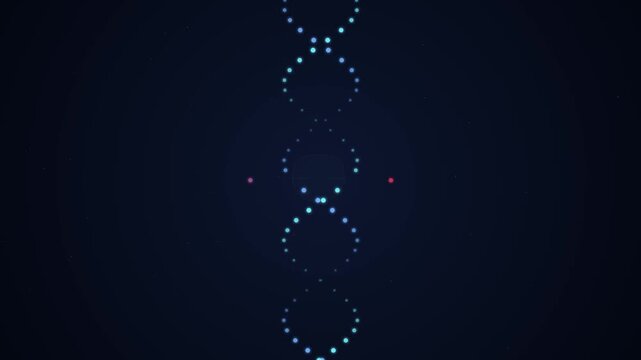 Luminous Blue and Violet DNA Double Helix with Molecular Editing Mechanism in Dark Biotechnology Laboratory Environment