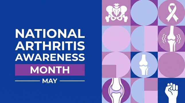 National arthritis awareness month poster design for may