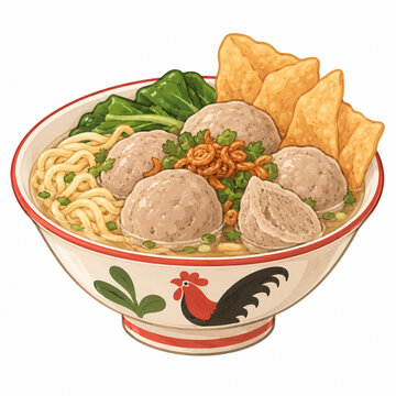 bowl of bakso