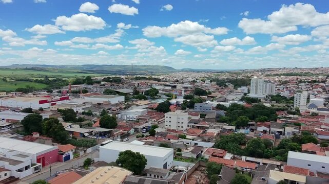 Vista a&eacute;rea do Bairro V&aacute;rzea, Patos de Minas, Minas Gerais
