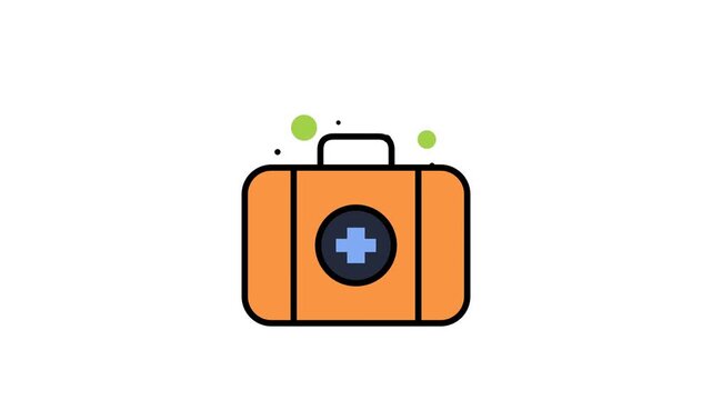 Animated Laboratory Test Tubes Science Chemistry Icon Motion Graphic Loop Featuring Green Screen And White Background for UI UX Design and Digital Technology Presentations