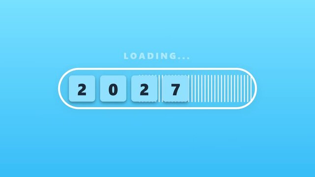 Animated Data Chart Bar Graph Loading Progress Bar Animation Motion Graphic Loop Featuring Dark And Blue Background for UI UX Design and Digital Technology Presentations