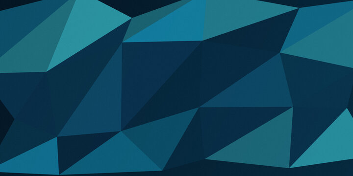 Abstract geometric shapes with blue and teal colors