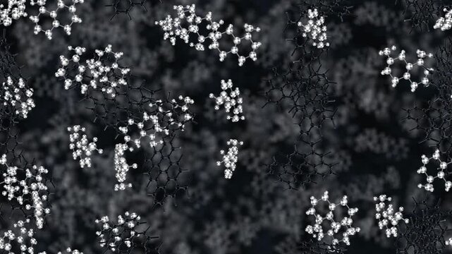 Graphene and asphalt loop tile swirl background. This footage is loopable and tileable and can create an endless and seamless background texture.