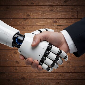 businessman hand ahaking