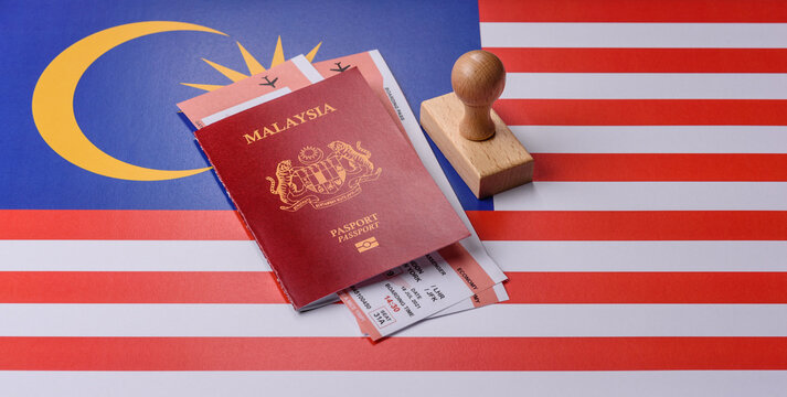 Malaysia passport for travelling, flying and doing business. Malaysian document, id